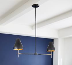 Fitz Metal Linear Chandelier (40")