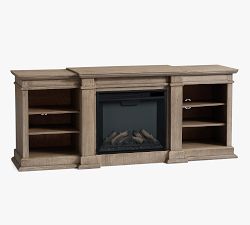 Lorraine Electric Fireplace Media Cabinet