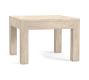 Indio Eucalyptus Square Outdoor Side Table (21")