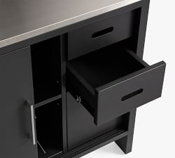 Malibu Metal Outdoor Kitchen Double Cabinet (58")