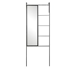 Stevie Iron Decorative Ladder with Mirror