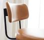 Maison Leather Swivel Stool