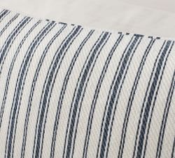 Modern Stripe Blue Pillow Cover Set