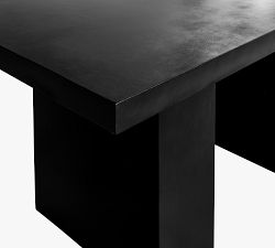 Adonis Concrete Rectangular Outdoor Dining Table (63"-79")