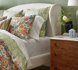 Kravet Garden Floral Ikat Reversible Duvet Cover