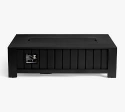 Malibu Metal Rectangular Fire Pit Table with Lid Cover (50")