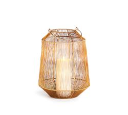 Greta Antique Brass Lantern