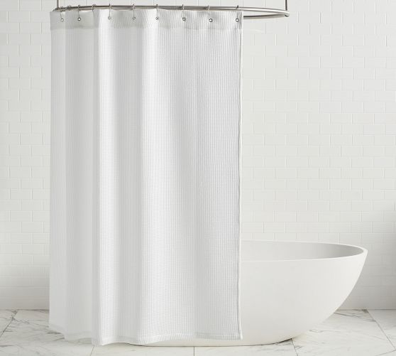 Pottery Barn Waffle Weave Shower Curtain - Thumbnail 2