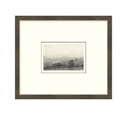 Charcoal V Trees &amp; Mountains by Aileen Fitzgerald