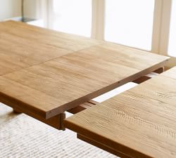 Heritage Farmhouse Turned Leg Extendable Dining Table