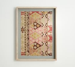 Sutton Kilim Diamond Multi-Pattern Handcrafted Shadowbox