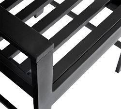 Malibu Metal Extendable Black Dining Table + Chair Dining Set