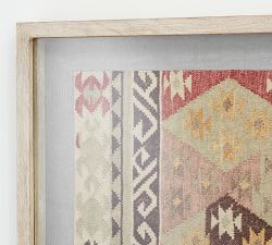 Sutton Kilim Diamond Multi-Pattern Handcrafted Shadowbox