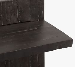 Rocklin Entryway Leaning Shelf with Mirror