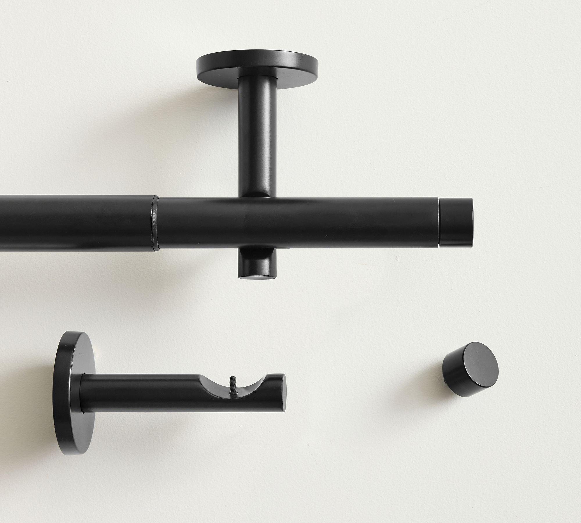 Standard Modern Hardware Rod with Hidden Connection Bracket - Thumbnail 4