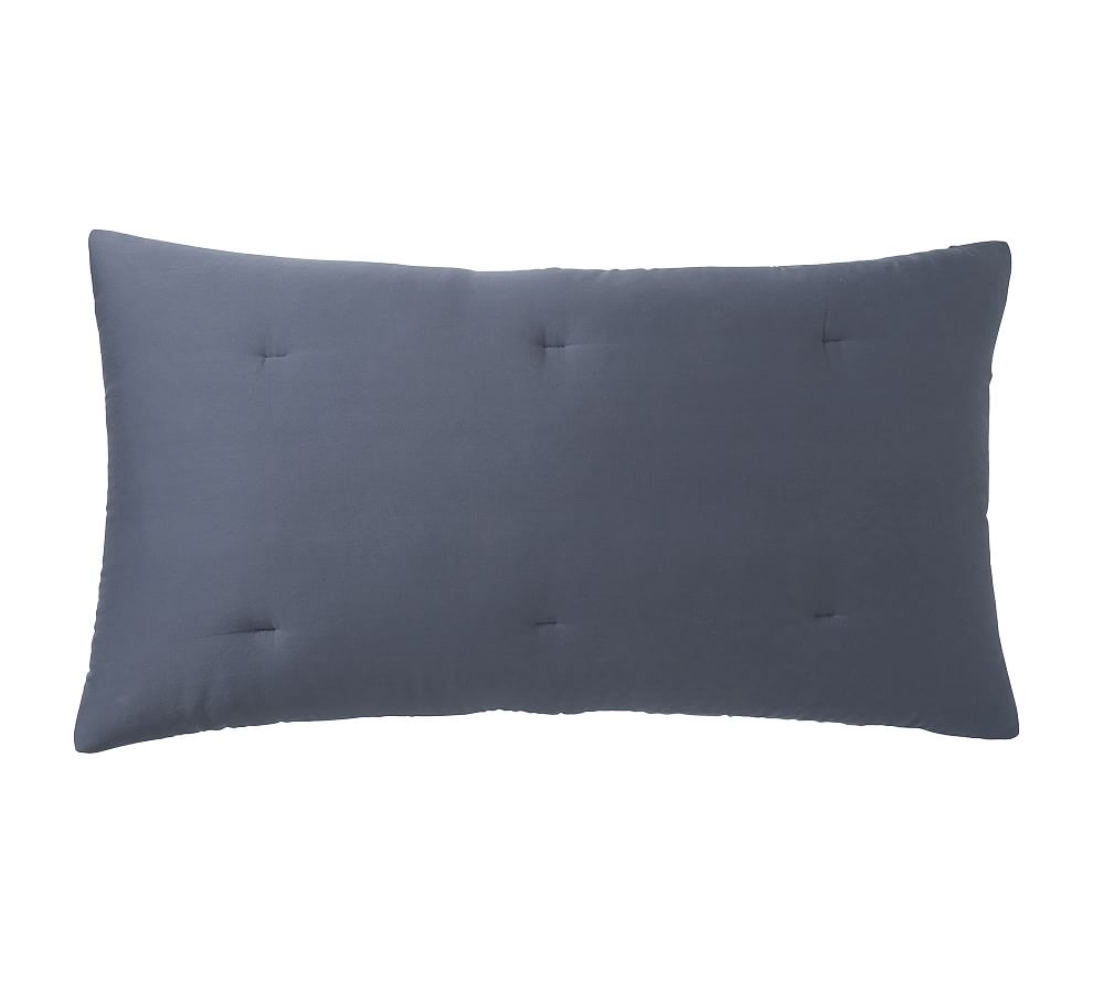 Dream Brushed Cotton Sateen Comforter Sham - Steel Blue, King, Set of 2