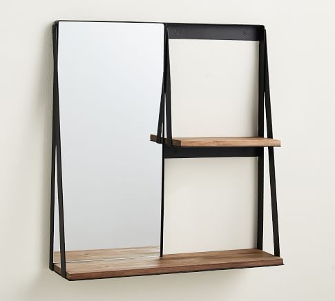Trenton Mirror with Ledges