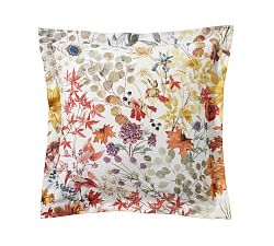 Open Box: Laurel Reversible Percale Sham, Euro, Set of 2