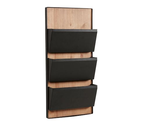 Trenton 3 Tiered Organizer, Rustic Wood
