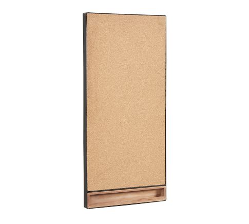 Trenton Corkboard, Rustic Wood