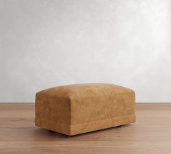 Rutherford Leather Ottoman
