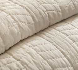 Willow Handcrafted Linen Cotton Twill Quilt &amp; Shams