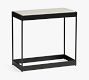 Presidio Rectangular Stone Side Table (22.5")