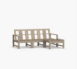 Indio Eucalyptus 4-Piece Outdoor Sectional (73")