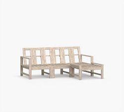 Indio Eucalyptus 4-Piece Outdoor Sectional (73")