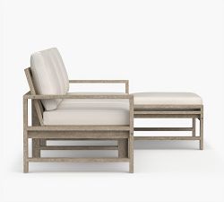Indio Eucalyptus 4-Piece Outdoor Sectional (73")