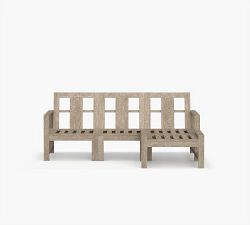 Indio Eucalyptus 4-Piece Outdoor Sectional (73")