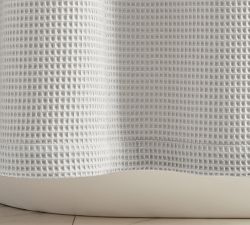 Pottery Barn Waffle Weave Shower Curtain