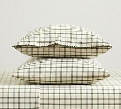 Windowpane Yarn-Dyed Pillowcases - Set of 2