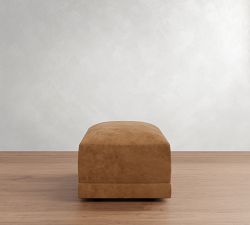 Rutherford Leather Ottoman
