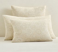 Cotton Jacquard Medallion Sham
