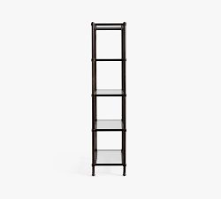 Everson Etagere Metal Bookcase