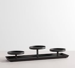 Draper Bronze Candle Holders -  16"W