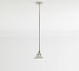 Curved Metal Bell Pole Pendant (10"-13")
