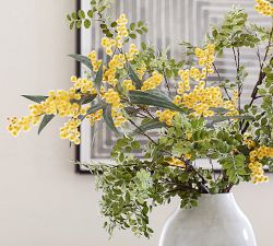 Faux Blooming Acacia Branch