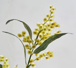 Faux Blooming Acacia Branch