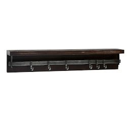 Duncan Bronze 6-Hook 30" Shelf