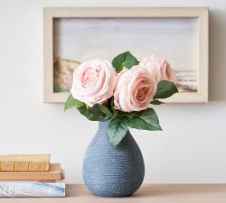 Bondi Handcrafted Terracotta Vase Collection - Blue