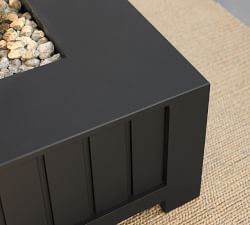 Malibu Metal Square Fire Pit Table (36")