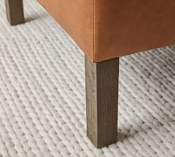 Arden Leather Ottoman