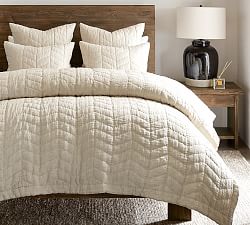 Willow Handcrafted Linen Cotton Twill Quilt &amp; Shams