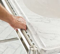 Everson 66" Metal Double Sink Vanity by Michael Graves Design