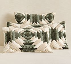 Aubrey Velvet Patchwork Quilted Shams