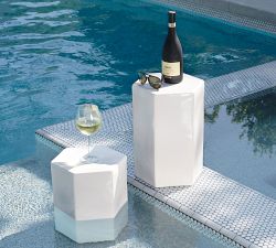 Croft Ceramic Outdoor Side Table (12"-15")