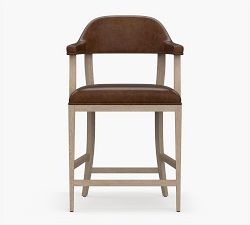 Windom Leather Stool