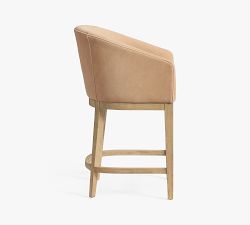 Baldwin Leather Stool